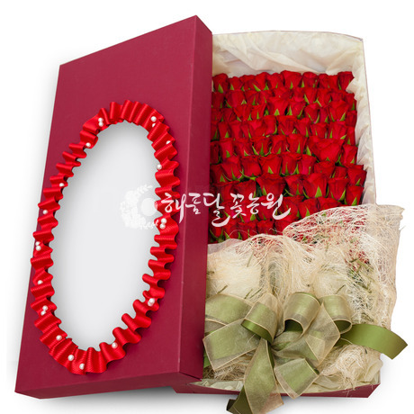 100송이꽃상자